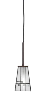 Apollo 1 Light Mini Pendant 13.75 Inch Tall by Toltec - 572-5-1375-