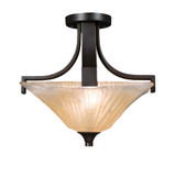 Apollo 2 Light 14 Inch Wide Semi Flush Mount by Toltec - 579-141375