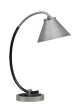 1 Light Desk Lamp 18.25 Inches High and 15.5 Inches Wide by Toltec  - 57-GPMB-421-MB