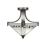 Apollo 2 Light 15 Inch Wide Semi Flush Mount by Toltec - 579-151375