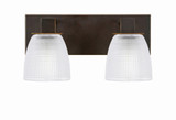 Apollo 2 Light Vanity Light 13.25 Inch Length by Toltec - 582-1325-625-1325