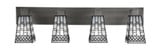 Apollo 4 Light Vanity Light 32.75 Inch Wide by Toltec - 584-3275-925-