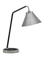 1 Light Desk Lamp 16.5 Inches Tall and 15.25 Inches Width by Toltec  - 59-GPMB-421-MB