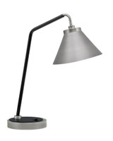 1 Light Desk Lamp 16.5 Inches Tall and 15.25 Inches Width by Toltec  - 59-GPMB-421-MB