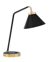1 Light Desk Lamp 16.5 Inches Tall and 15.5 Inches Width by Toltec  - 59-MBNAB-421-MB
