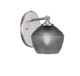 Capri 1 Light Wall Sconce 8.25 Inch Tall and 6 Inch Wide by Toltec - 5911-BN-4622