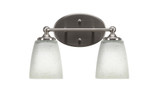 Capri 2 Light Vanity Light 13.25 Inch Length by Toltec - 5912-8751325