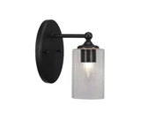 Capri 1 Light Steel Wall Sconce 9.25 Inch Tall by Toltec - 5911-9255