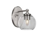 Capri 1 Light Bubble Glass Wall Sconce 8.25 Inch Tall by Toltec - 5911-825575