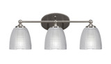 Capri 3 Light Vanity Light 21.75 Inch Length by Toltec - 5913-852175