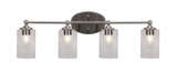 Capri 4 Light Bubble Glass Vanity Light 29 Inch Wide by Toltec - 5914-29975