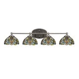 Capri 4 Light Vanity Light 32.25 Inch Wide by Toltec - 5914-32258