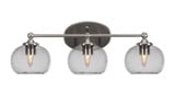 Capri 3 Light Vanity Light 24 Inch Length by Toltec - 5913-87524