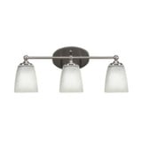 Capri 3 Light Vanity Light 21.25 Inch Length by Toltec - 5913-8752125