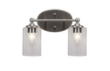 Capri 2 Light Bubble Vanity Light 13 Inch Length by Toltec - 5912-97513