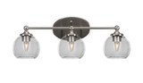 Capri 3 Light Vanity Light 22.75 Inch Length by Toltec - 5913-852275