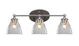 Capri 3 Light Vanity Light 23 Inch Length by Toltec - 5913-9523