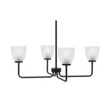 Sandia 4 Light Chandelier 10 Inch Tall and 29 Inch Wide by Toltec - 6204-10-29