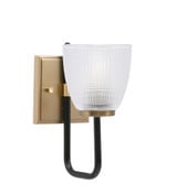 Sandia 1 Light Wall Sconce 9.75 Inch Tall and 5 Inch Wide by Toltec - 6221-975-5