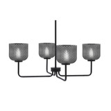 Sandia 4 Light Chandelier 10.5 Inch Tall and 30 Inch Wide by Toltec - 6204-105-30