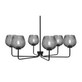 Sandia Six Light Chandelier 10.25 Inch Tall and 36 Inch Wide by Toltec - 6206-1025-36