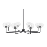 Sandia 8 Light Chandelier 10.5 Inch Tall and 44.75 Inch Wide by Toltec - 6208-105-4475