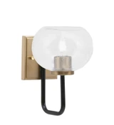Sandia 1 Light Wall Sconce 10 Inch Tall and 7 Inch Wide by Toltec - 6221-10-7