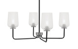Sandia 4 Light Chandelier 12.5 Inch Tall and 29.25 Inch Wide by Toltec - 6204-125-2925