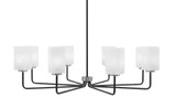 Sandia 8 Light Chandelier 12 Inch Tall and 41.25 Inch Wide by Toltec - 6208-12-4125