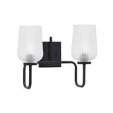 Sandia 2 Light Bath Vanity 12 Inch Tall and 14.75 Inch Length by Toltec - 6222-12-1475