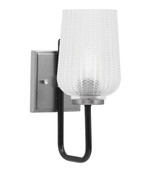 Sandia 1 Light Wall Sconce 12.25 Inch Tall and 5 Inch Wide by Toltec - 6221-1225-5