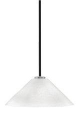 Sandia 1 Light Stem Mini Pendant 6.75 Inch Tall and 16 Inch Wide by Toltec - 6201-675-16