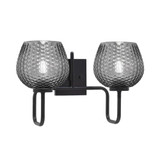 Sandia Two Light Bath Vanity 10 Inch Tall and 16.5 Inch Length by Toltec - 6222-10-165
