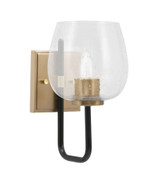 Sandia 1 Light Wall Sconce 11 Inch Tall and 6 Inch Wide by Toltec - 6221-11-6