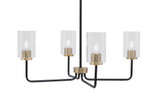 Sandia 4 Light Chandelier 11.25 Inch Tall and 28 Inch Wide by Toltec - 6204-1125-28