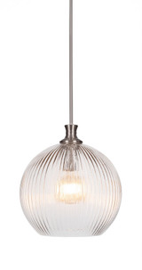 Carina 4W 1 LED Medium Stem Hung Pendant 14.75 Inch Tall by Toltec - 74-BN-4678-LED45C