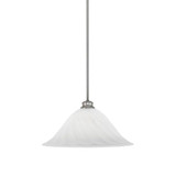 Stem 1 Light Steel Large Pendant by Toltec - 72-BN-5781