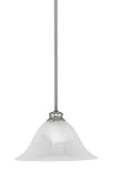 Stem 1 Light Steel Medium Pendant 14 Inch Wide by Toltec - 72-BN-5831
