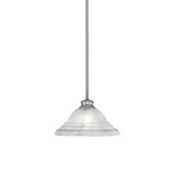 Stem 1 Light Steel Large Pendant 20 Inch Wide by Toltec - 72-BN-5931