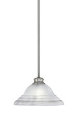Stem 1 Light Steel Large Pendant 20 Inch Wide by Toltec - 72-BN-5931