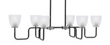 Sandia 6 Light Island 10 Inch Tall and 41 Inch Length by Toltec - 6236-10-41