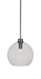 Kimbro 1 Light Medium Stem Hung Pendant 11.5 Inch Tall by Toltec - 71-1175-115-