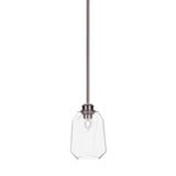 Rocklin 1 Light Small Pendant 9.75 Inch Tall by Toltec - 72-675-975-