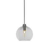 Malena 1 Light Stem Hung Medium Pendant 12 Inch Tall by Toltec - 71-BN-5132