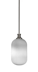 Carina 1 Light Small Stem Hung Pendant 15.25 Inch Tall by Toltec - 74-825-1525-