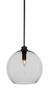 Kimbro 1 Light Medium Stem Hung Pendant 13.75 Inch Tall by Toltec - 70-1375-1375-
