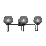 Sandia 3 Light Bath Vanity 10 Inch Tall and 27.25 Inch Length by Toltec - 6223-10-2725