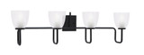 Sandia 4 Light Bath Vanity 9.75 Inch Tall and 36.5 Inch Length by Toltec - 6224-975-365