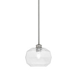 Rocklin 1 Light Small Pendant 9 Inch Wide by Toltec - 72-9-775-