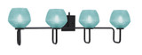 Sandia 4 Light Bath Vanity 11 Inch Tall and 37.25 Inch Length by Toltec - 6224-11-3725
